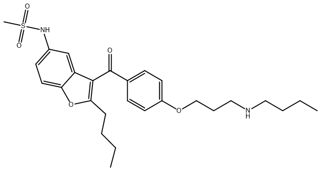 N-Desbutyl Dronedarone